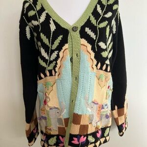 vintage Storybook Knits cardigan, NWT